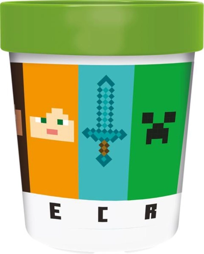 Plastowy kubek Minecraft 260 ml z antypoślizgowym dnem
