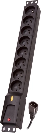 Listwa zasilająca PDU IEC 320, 8 gniazd, 3 m