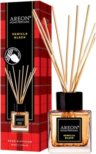 Dyfuzor patyczkowy Areon AH Parfum Sticks Vanilla Black 50 ml