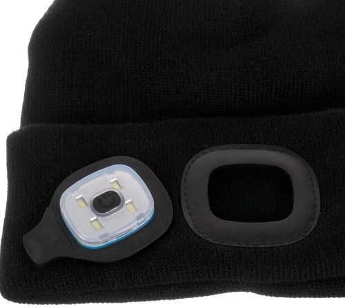 Wyjmowana latarka LED z 3 trybami i ładowaniem USB