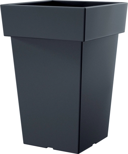 Wysoka donica Lofly Square antracyt 19,3 × 19,3 × 29,3 cm