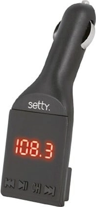 Setty Bluetooth FM transmiter samochodowy czarny - 1 sztuka