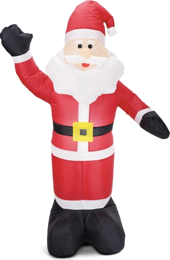 Nadmuchiwany Mikołaj z oświetleniem LED, 150 cm