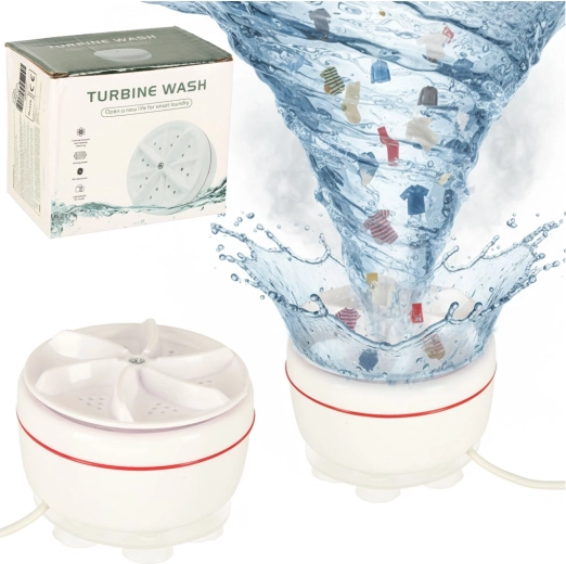 Przenośna turystyczna mini pralka USB 5 l