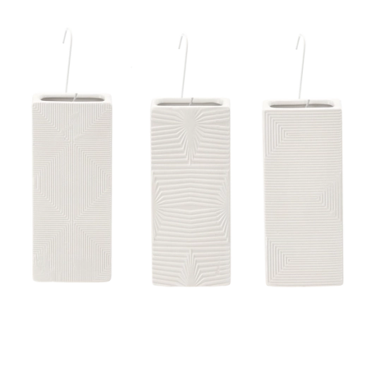 Ceramiczny nawilżacz powietrza na grzejnik, mix wzorów, biały - 1 sztuka