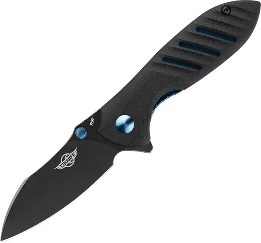 Oknife Mini Drever czarny nóż składany 6,4 cm z rękojeścią G10