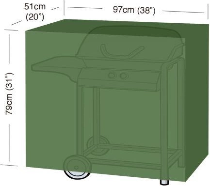 Pokrowiec na grilla Classic S 97 × 51 × 79 cm, PE 90 g/m²