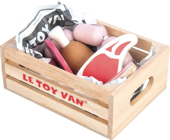 Le Toy Van drewniana skrzynka z wędlinami