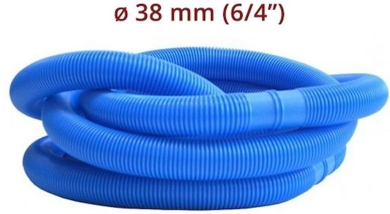 Wąż basenowy na metry 38 mm (6/4") – niebieski, 1 m