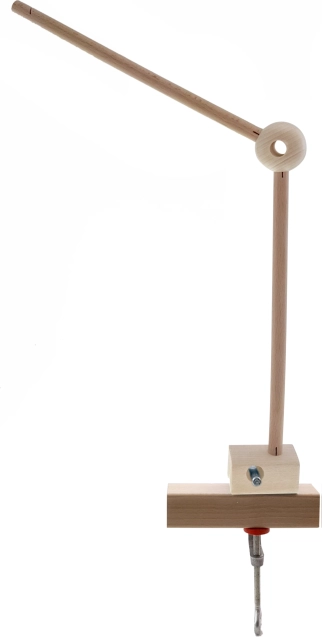Hess mobilny uchwyt z naturalnego drewna