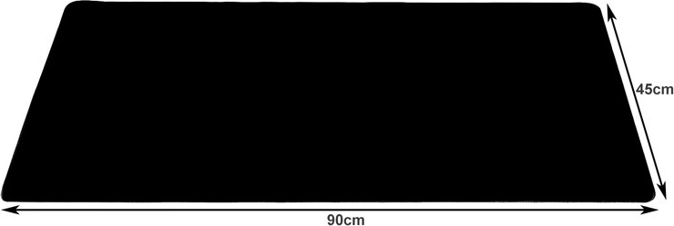Rozmiar XXL 90 × 45 cm na klawiaturę i mysz