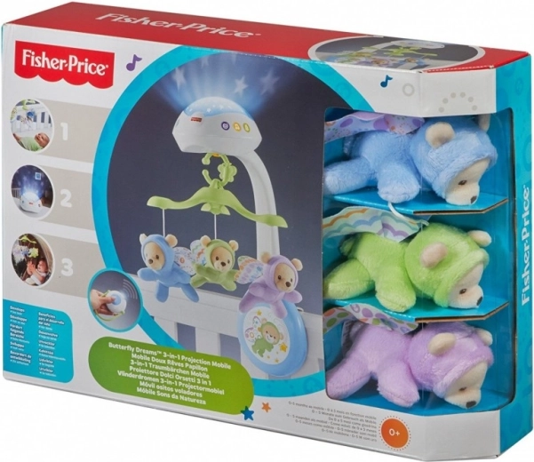 Fisher-Price motylkowe sny - Karuzela 3 w 1