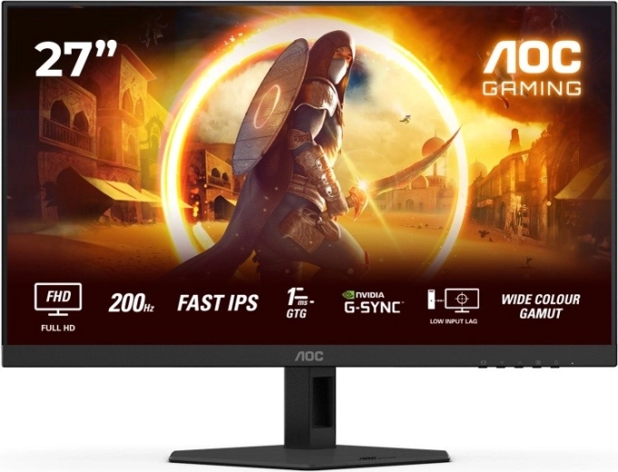 AOC 27G4HRE 27" monitor do gier Fast IPS 200 Hz z głośnikami