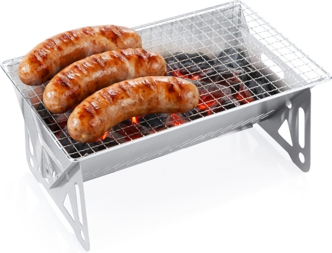 Składany stalowy grill węglowy Vilde 28 × 18 × 12 cm