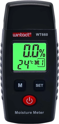 Miernik wilgotności materiałów Renew Force z wyświetlaczem LCD