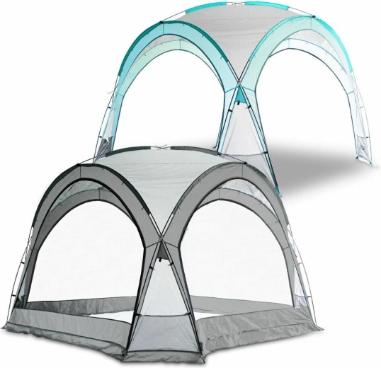 Siatkowane ściany przeciw owadom + nieprzezroczyste ścianki boczne