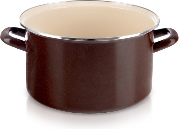 Emaliowany garnek Brown 28 cm, 8 l