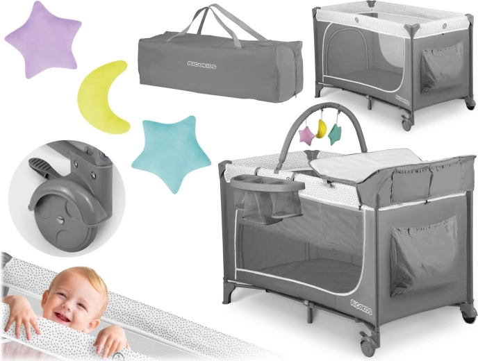 Przewijak, zabawki i organizer w zestawie
