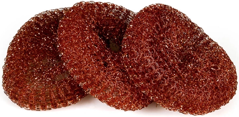 Miedziana zmywaczka do naczyń 3 szt.