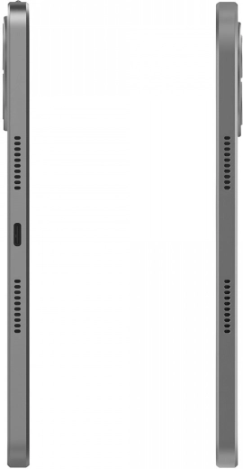 Smukła metalowa obudowa ze stereo głośnikami i USB‑C