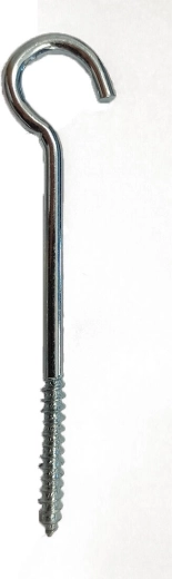 Hak do żyrandola 80 × 3,8 mm ocynkowany, opakowanie 150 szt.