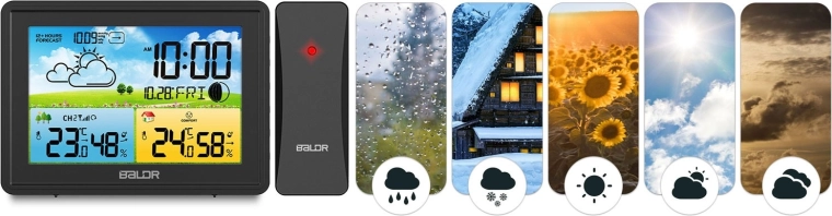 Bezprzewodowy pomiar na zewnątrz i w domu