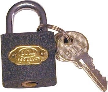 Kłódka 32 mm, stal, 3 klucze