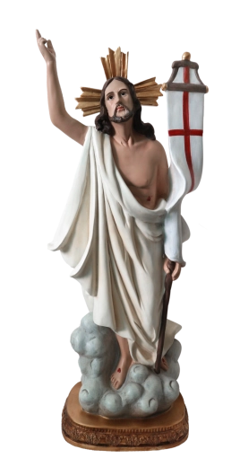 Figurka Jezusa Chrystusa Zmartwychwstałego 40,5 cm - 1 sztuka