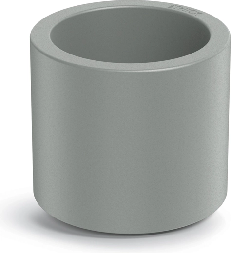 Donica Tubla Round 38 cm betonowa szarość z wkładem