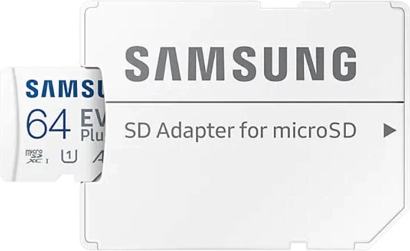 Karta pamięci SAMSUNG microSD 64 GB EVO Plus + adapter