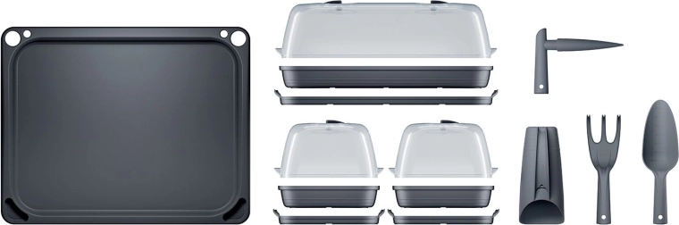 Trzy miniszklarenki z regulowaną wentylacją