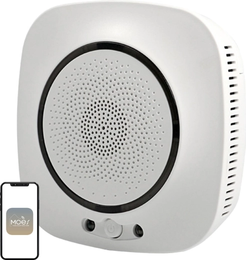 Detektor tlenku węgla Moes WSS-CO Wi‑Fi - 1 szt.