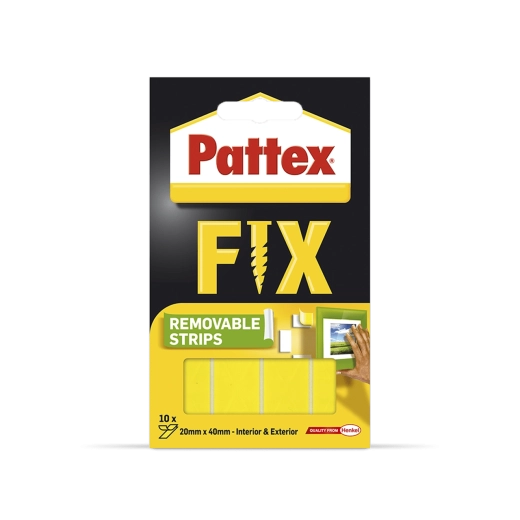 Pattex Super Fix dwustronne taśmy klejące 2 kg, 10 szt. (4 × 2 cm)