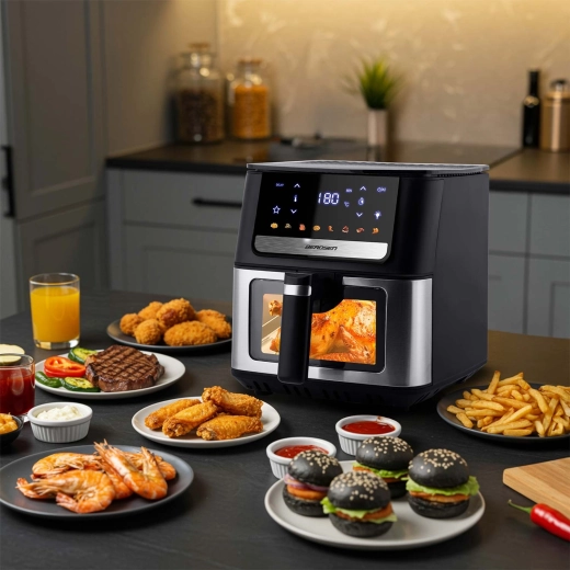 Duża pojemność 6,5 l i moc 1700 W