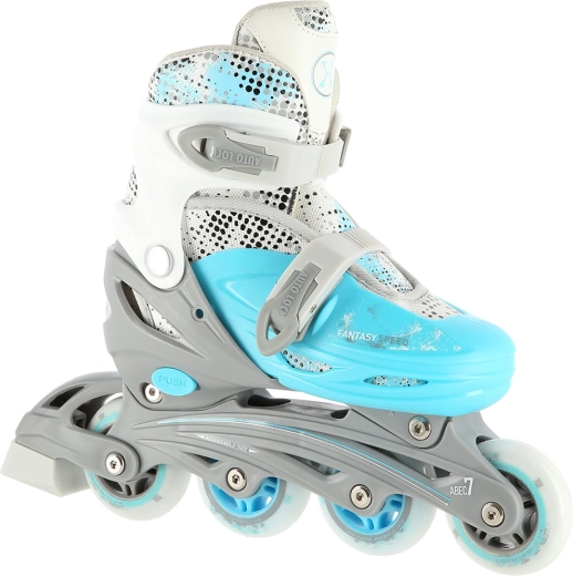 Łyżworolki 4w1 NILS Extreme NH18331 niebieskie – S (31–34)