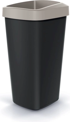 Kosz na śmieci Compacta Q Drop 25 l, jasnobrązowy