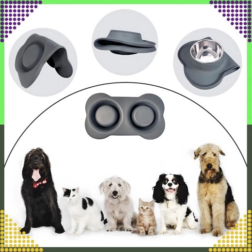 Stabilne i czyste miejsce karmienia dla psów i kotów