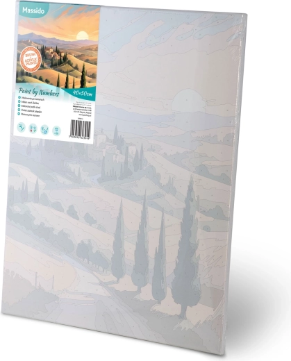 Gotowe do malowania: płótno na ramie z podmalówką