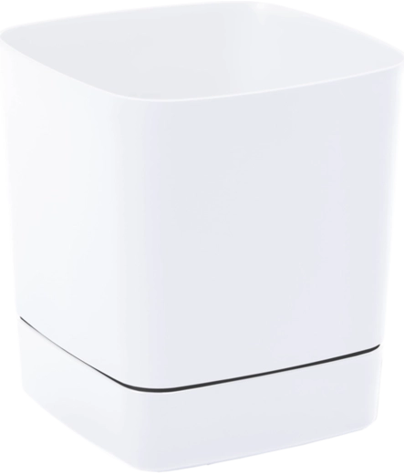 Doniczka z podstawką CLIMA 25 × 25 cm biała