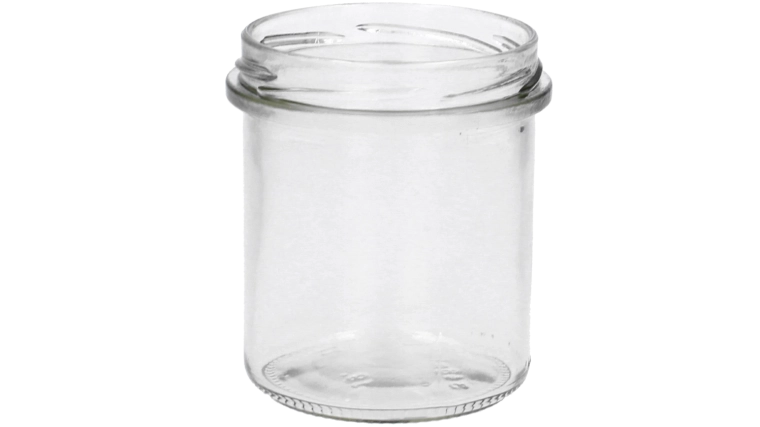 Szklany słoik 350 ml, szeroki otwór 82 mm