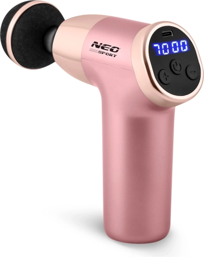 Precyzyjny masaż perkusyjny z LCD i wieloma prędkościami