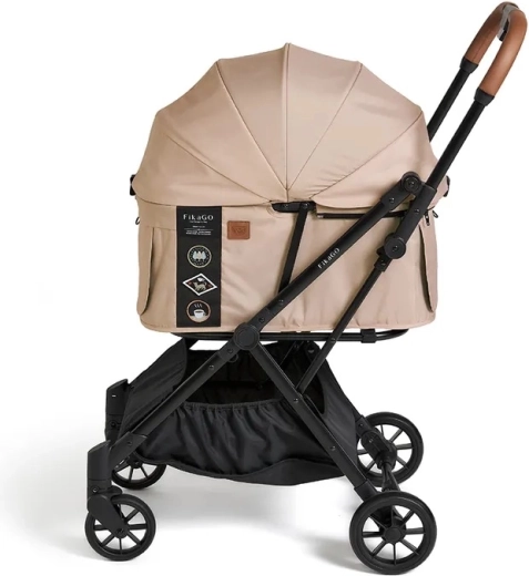 Amortyzowane, obrotowe przednie koła i duży kosz z magnesem