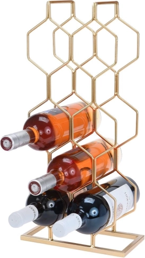 Bezpieczne horyzontalne przechowywanie do 8 butelek