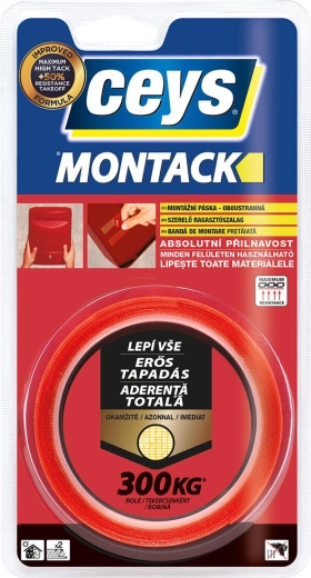 Dwustronna taśma montażowa 19 mm × 2,5 m MONTACK CEYS