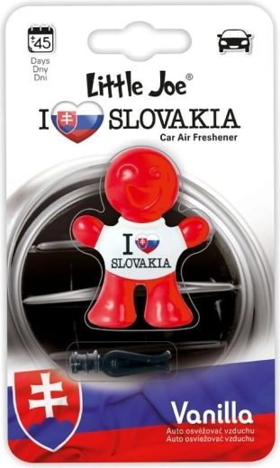 Little Joe 3D Supair Drive zapach do auta wanilia „I Love You Slovakia”