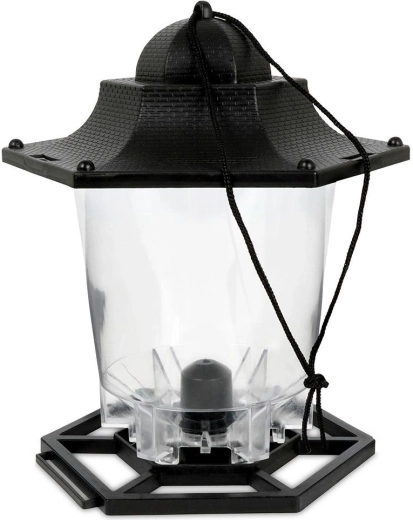 Przezroczysty zasobnik dla łatwej kontroli karmy