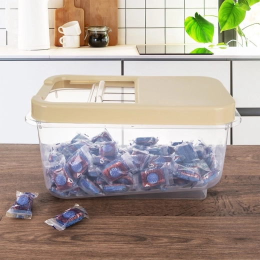 Przesuwana pokrywka do szybkiego dozowania