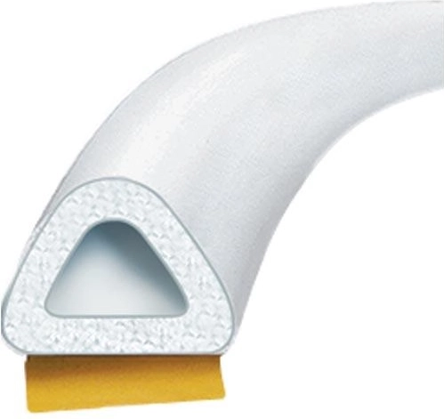Uszczelka do okien i drzwi D 9 × 8 mm, biała, 100 m