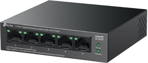 5-Portowy Gigabitowy Przełącznik Desktopowy PoE+