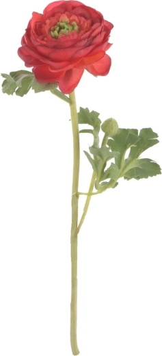 Sztuczny jaskier czerwony 37 cm